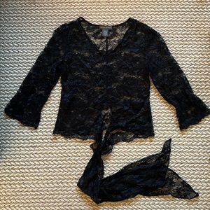 Vintage Banana Republic Lace Blouse